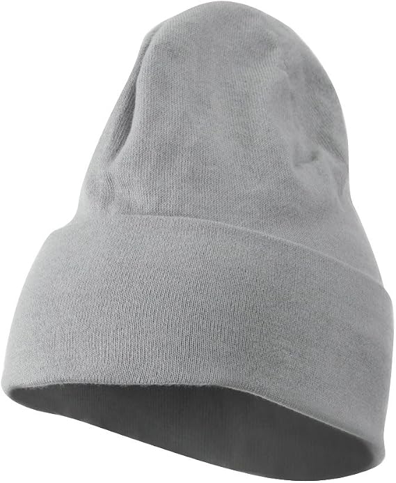 Artex Cool Max Knitted Cuff Beanie - Light Grey