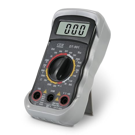 CEM 2000 Counts Digital Multimeter TRMS, Multimeter Accurate Tester for DC Voltage to 600V,DC Current to 10A,Resistance to 40M,Diode Continuity Battery Test for Automotive Home Electricians