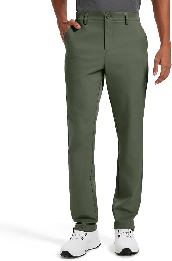 Men's Classic Fit Stretch Golf & Dress Work Pants 30''/32''/34''