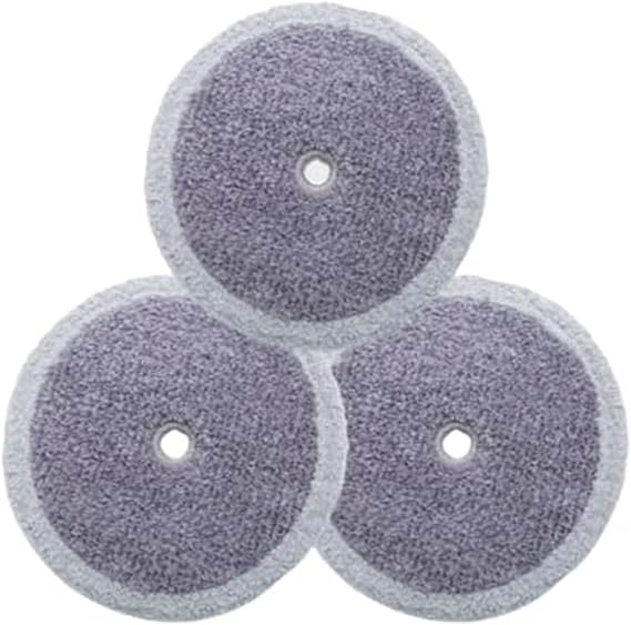 EVERYBOT Replacement Mop Pads for Three-Spin and Edge Robot Mops | Washable Mother Yarn Mop Pads for Mopping Robot