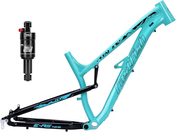 DH/XC/AM Full Suspension Bike Frame 27.5x17'' Softtail Mountain Bike Frame With Rear Shock Absorber Aluminium Alloy Disc Brake Quick Release 135mm