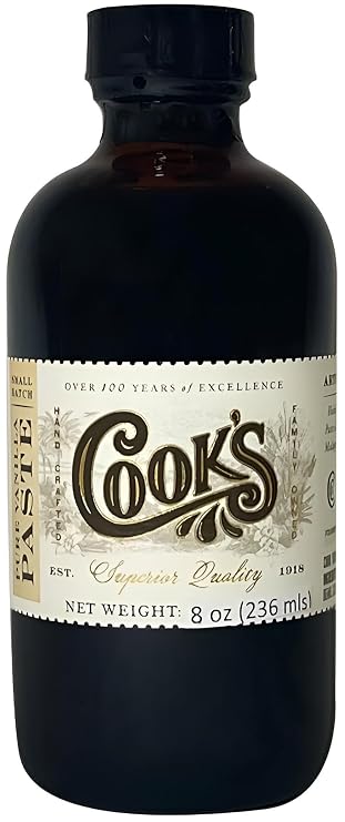 Cook's Pure Vanilla Bean Paste for Baking, Grade A, 8 oz