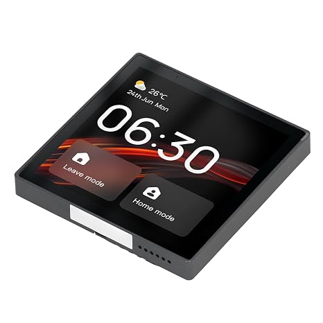 Smart Home Control Panel 4 Inch Touch Screen Voice Control Smart Scene Wall Switch Panel for TUYA