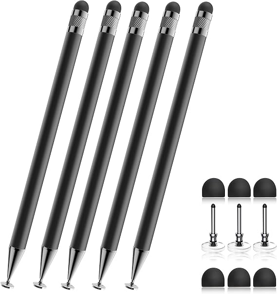 Bopomofo Stylus(5 Pcs),2-in-1 Stylus Pen for Touchscreen,Stylus Pen