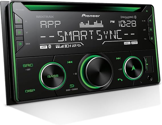 Pioneer FH-S722BS Double Din CD Car Stereo with Bluetooth and USB/AUX