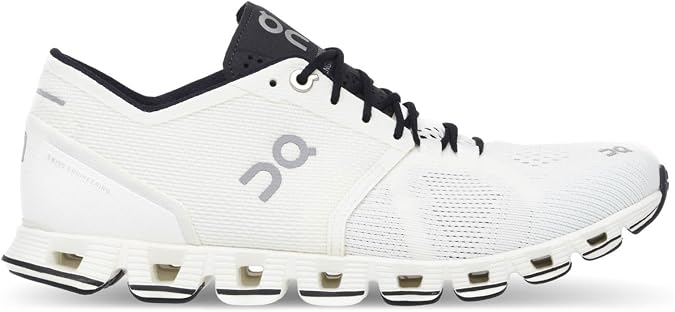 On Running Women's Cloud X Training Shoes, White/Black, 5 B(M) US