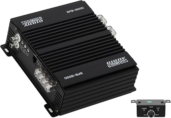 Sundown Audio SFB-1500D 1500W Mono Class D Car Amplifier 1-Ohm Bass Boost