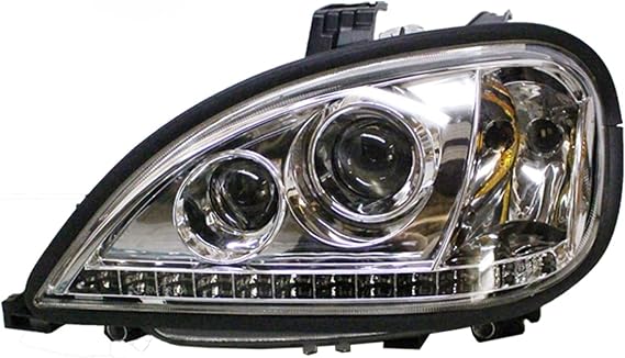 Headlight with LED Strip at Bottom - Driver Side (Compatible with Freightliner Columbia)