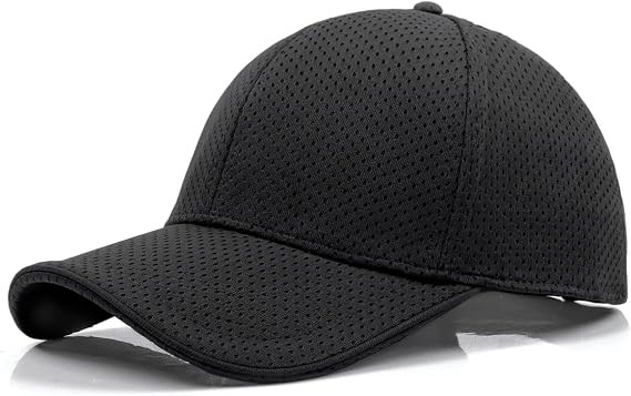 Zylioo XXL Oversize Baseball Mesh Cap,Large Structured Dad Cap,Adjustable Breathable Summer Hat