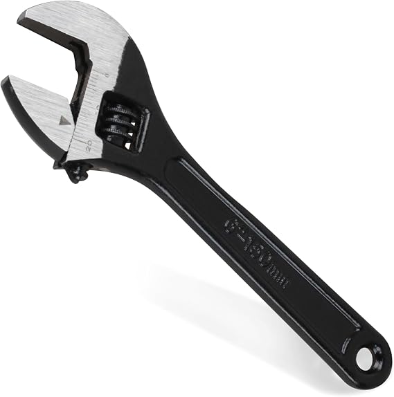 6" Adjustable Wrench Fits for Automotive Plumbing and Home Improvement