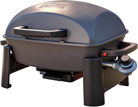 Nexgrill Tabletop 1 Burner Gas Grill, Compact with Cast Aluminum Frame