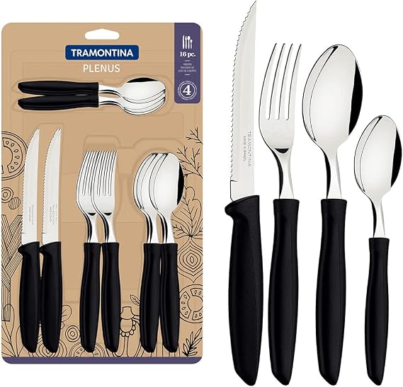 Tramontina 16 Pcs. Cutlery Set, Set for 4 People