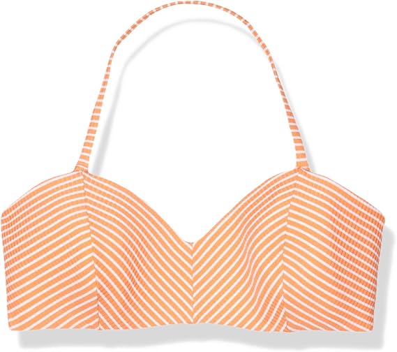 Seafolly Women's Go Overboard Bandeau Bra Bikini Top