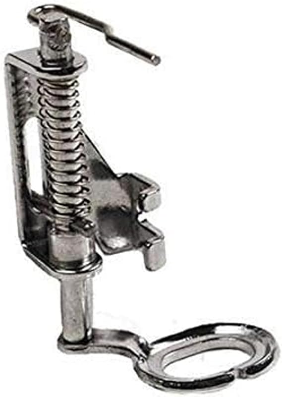 Large Metal Darning/Free Motion Sewing Machine Presser Foot - Fits All Low Shank Singer, Brother, Babylock, Euro-Pro, Janome, Kenmore, White, Juki, New Home, Simplicity, Elna and More