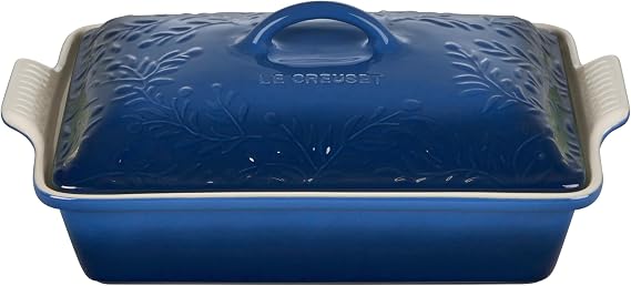 Le Creuset Stoneware Covered Rectangular Casserole, 4 qt., Marseille