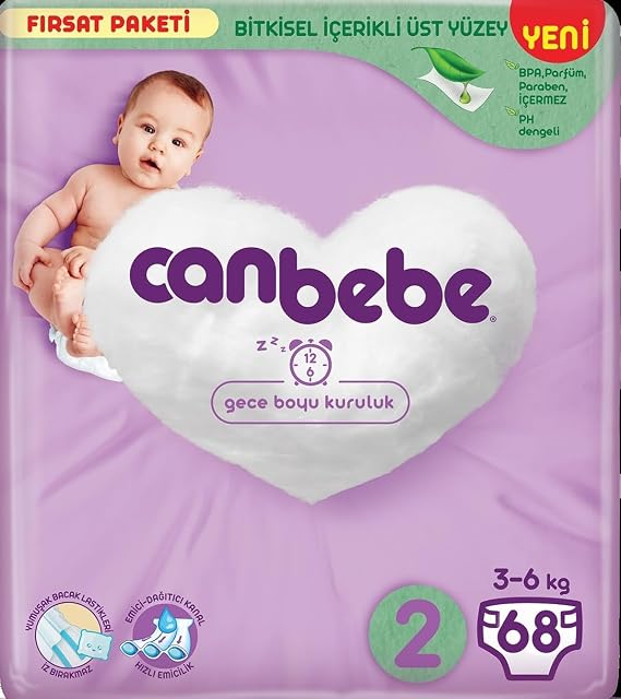 Canbebe Opportunity Package Diaper, Mini 68 pack