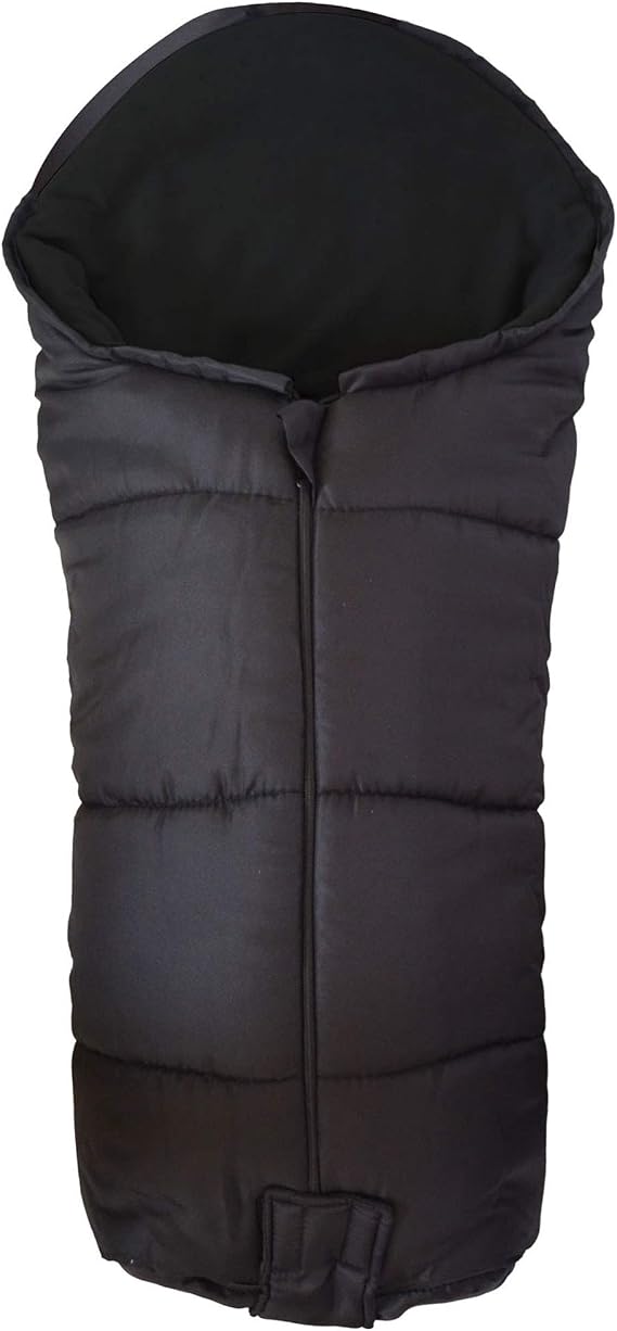For Your Little One Deluxe Footmuff/Cosy Toes Compatible with Hauck Maxan - Black