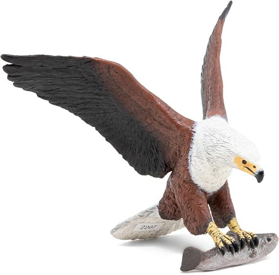 Papo - Realistic African Fish Eagle Figure - Ages 3+ Wild Life Collection - Educational Play Birds Of Prey - Gift Idea Toy for Girls and Boys