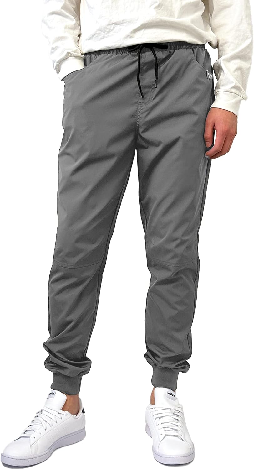 Southpole Mens Tech Jogger Lightweight Woven Hybrid Track Pant