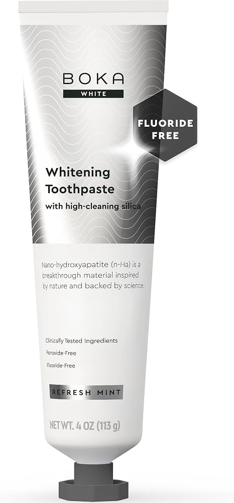 Boka - Fluoride Free Nano Hydroxyapa Toothpaste Remineralizing Sensitive Teeth Whitening