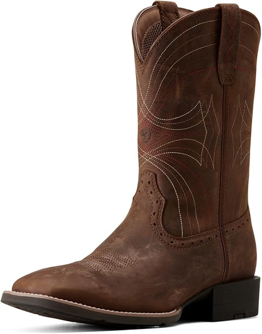 ARIAT Men's Sport Wide Square Toe Western Boot