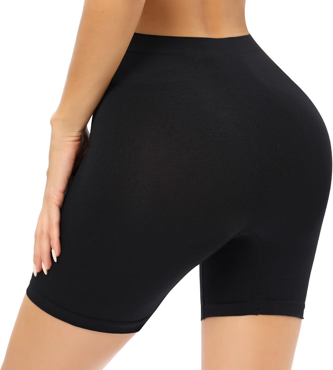 Ellareese Seamless Shapewear Shorts for Women Tummy Control Slip Shorts for Under Dresses Women Anti Chafing Body Shaper
