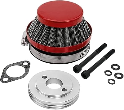 FLMLF Metal Air Filter Kit Fit 23-71CC Red For 15 HPI BAJA Losi 5ive T FG GoPed RedCat RC Car PARTS