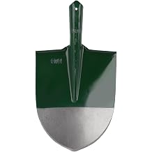 Garden Digging Shovel, Round Pointed Replacement Head Gardening Home Yard Garden Tool Manganese Steel for Digging Soil and Gravel