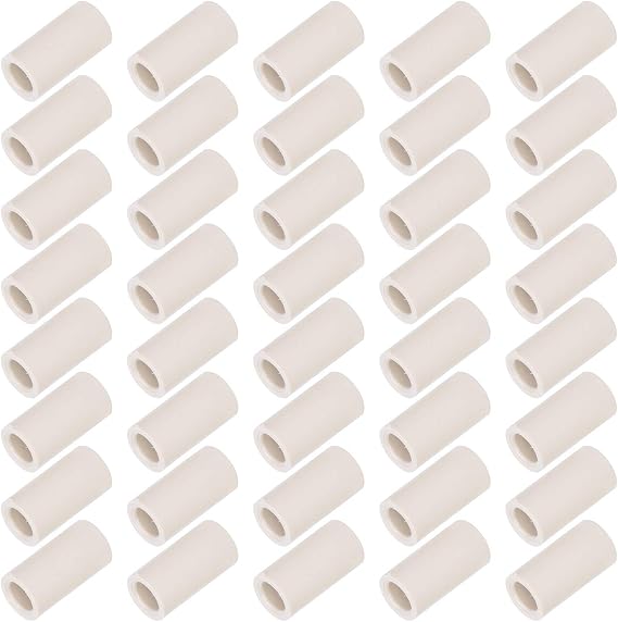 Billiard Cue Ferrules, 40pcs Fiber Repair Accessories Pool Cue Ferrules 1in Tubes for Professional Players and Home Table Maintenance