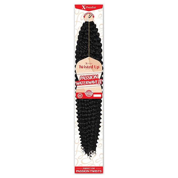MULTI PACK DEALS! Outre Crochet Braids X-Pression Twisted Up Passion Water Wave 22" (1-PACK, 1B)