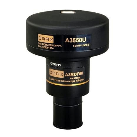 AmScope OMAX A3550U 5.0 MP Digital USB Microscope Camera