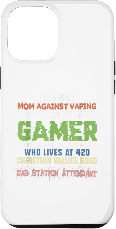 iPhone 15 Plus Male Mom Frontline Gamer Funny Oddly Specific Dank Meme Case