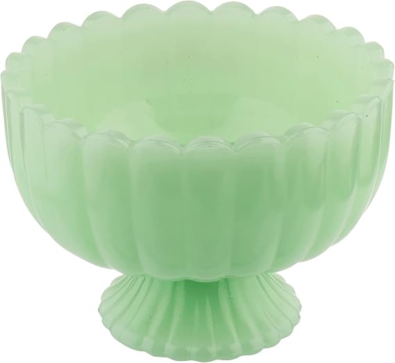 Tablecraft HJ453 Sundae Dish, 4.5" x 4.5" x 3.25", Green
