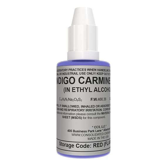 Indigo Carmine 0.1% in Etoh 60ml (2oz)