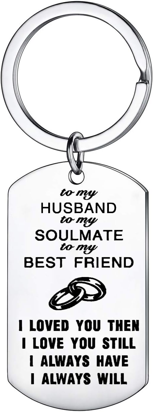 Husband Gifts To My Husband Keychain To My Soulmate Love Valentines Day Anniversary Day Gifts Christmas Gift For Husband From Wife