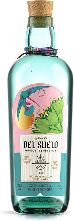 Del Suelo | Liso | Mezcal Artesanal | Tropical Fruit, Juicy/Lush, Floral, Berries, Tropical Fruit | 70cl | 45%