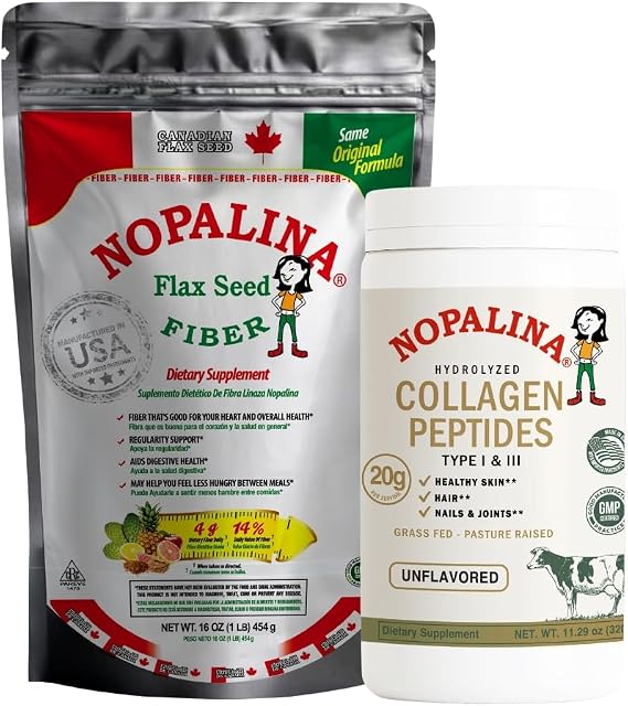 Nopalina Bundle: Hydrolyzed Collagen + 1lb Powder