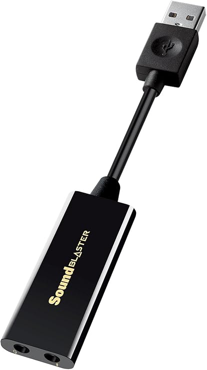 Sound Blaster Play! 3, USB Audio Adapter, 24-bit 96kHz Plug & Play