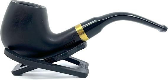 Pipsan Bent Apple 9 mm Filtreli Pipo - Siyah 2400