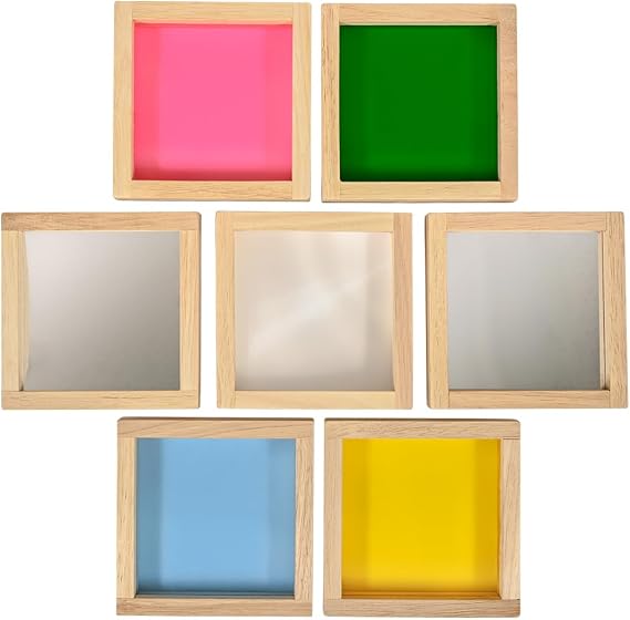 tickit Sensory Squares | Set of 7 | Ages 12m+ | Montessori-Inspired Toddler Toy | Encourage Open-Ended Exploration & Self-Discovery