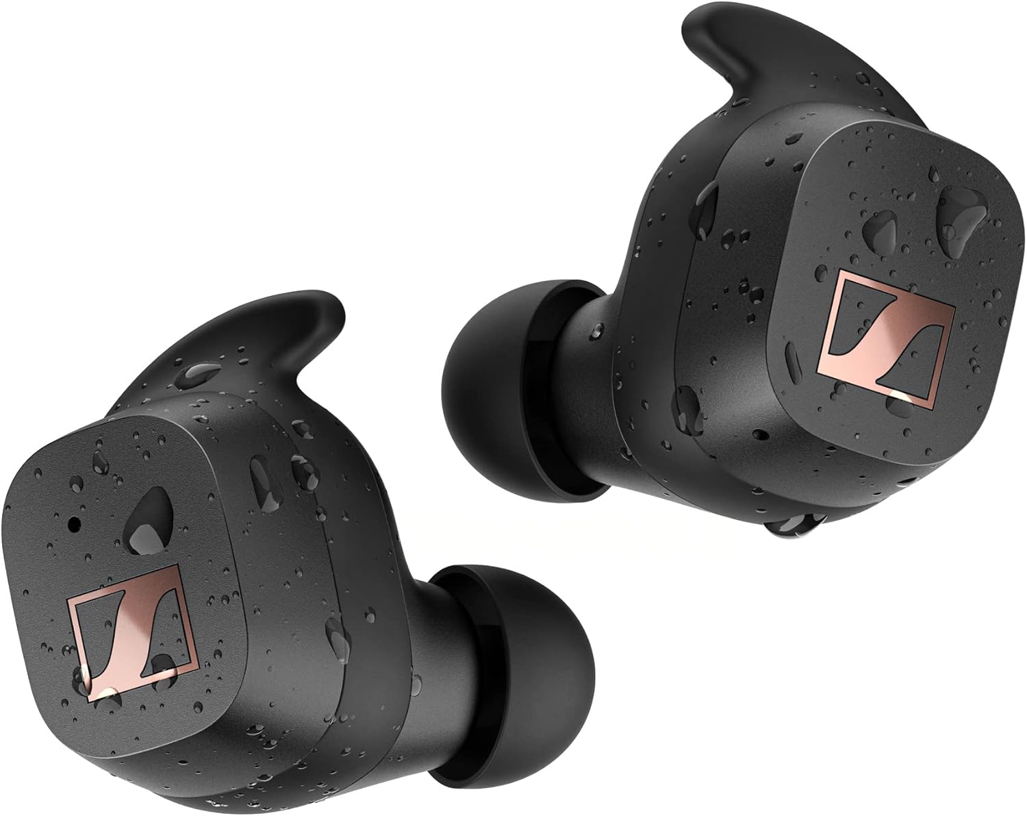 Sennheiser Sport True Wireless - In-Ear Bluetooth Headset - Adaptive Acoustics, Up to 27 Hours of Listening Time, Bluetooth 5.2, Water Splash, Dust and Sweat Resistance IP54 - Black