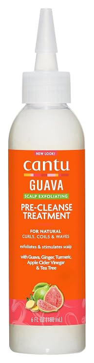Guava & Ginger, Scalp Exfoliating Pre-Poo Treatment, 6 fl oz (180 ml), Cantu