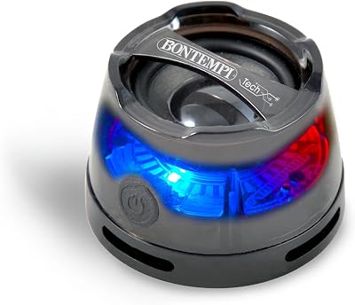 Bontempi | Mini Wireless Speaker with Magnetic Base, TWS Function, USB Type-C, Diameter 57 mm, H 36 mm