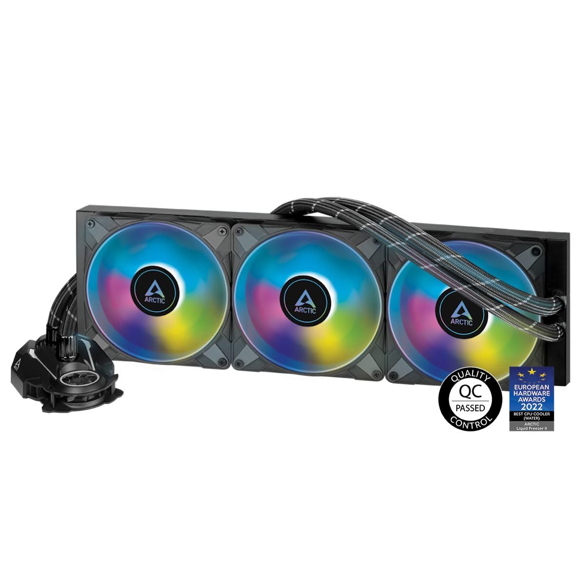 Arctic Liquid Freezer II - 420 A-Rgb IntelAmd Compatible, 420MM Radiator, 3X14CM P14 Pwm Fan, Liquid Processor Cooler Including LGA1700 Kit AR-ACFRE00109A