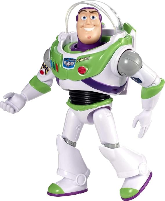 Mattel DisneyPixar Toy Story4 Buzz Lightyear Figure in Spacesuit with Helmet True to Scale Movie Super Poseable GGX30