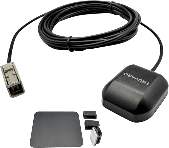 GPS Antenna Compatible with Kenwood Series : DDX DNX KNA DMX DNN DNR Sony XAV JVC KW KWM Alpine ICS IVA ILX INE INA X Car Stereo Navigation Receiver Plug and Play 10FT Cable