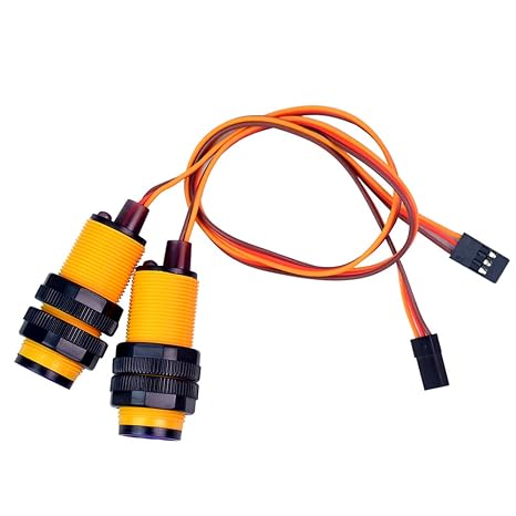 2pcs IR Infrared Obstacle Avoidance Sensor Modul, Adjustable