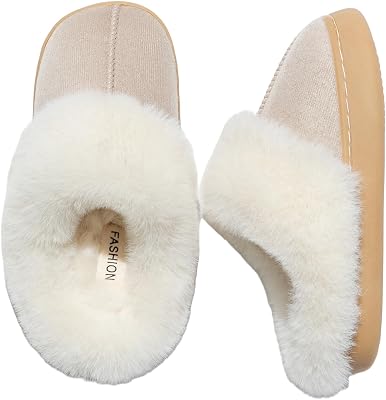 Kids slippers Girls Boys Plush Warm Fuzzy Slippers Memory Foam House Anti-slip slipper Indoor Outdoor