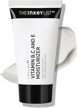 The INKEY List Vitamin B, C and E Moisturiser 50ml, Lightweight Moisturising Face Cream, AM/PM Skincare, Vegan Friendly, Suitable For All Skin Types