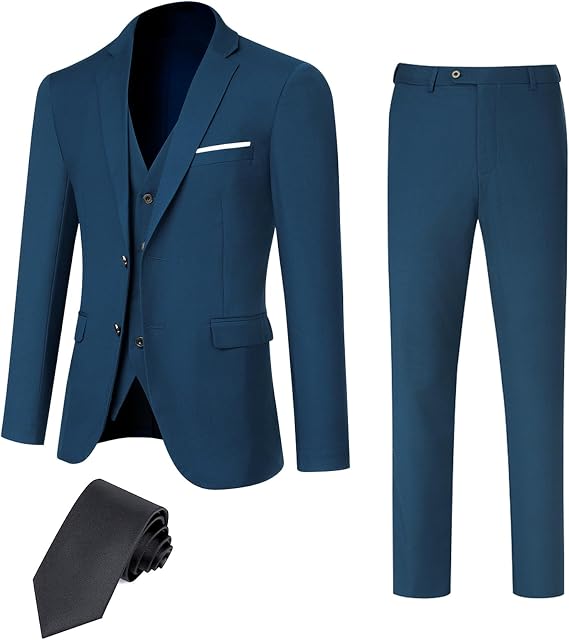 Mens 3 Piece Suit Set